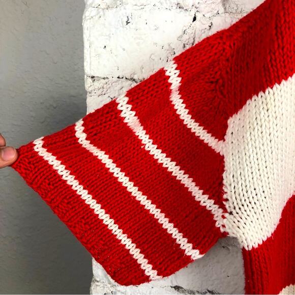 Vintage Hand Knitted American Flag Sweater - Picture 4 of 4